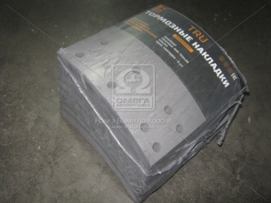 Накладка торм. (компл. на ось) 419х203 станд. FRUEHAUF, ROR, TRAILOR (пр-во TRU) Накладка торм. (компл. на ось) 419х203 станд. FRUEHAUF, ROR, TRAILOR (пр-во TRU)