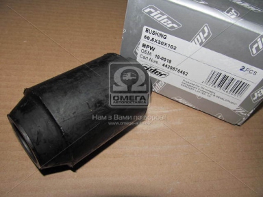 Сайлентблок 30х60х102 ресори рез.-мет. (RIDER) Сайлентблок 30х60х102 ресори рез.-мет. (RIDER)