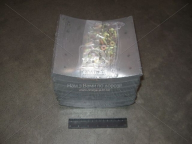Накладка торм. (компл. на ось) 419х178 (Отв.6,35мм) 1-й рем. ROR TA,TC,TM, FRUEHAUF (пр-во Lumag) Накладка торм. (компл. на ось) 419х178 (Отв.6,35мм) 1-й рем. ROR TA,TC,TM, FRUEHAUF (пр-во Lumag)