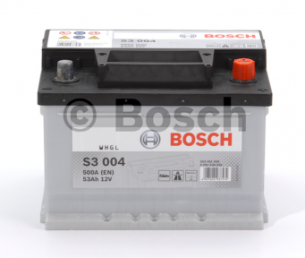Аккумулятор Bosch S3 53AH R+500A (EN) (Низкобазовый) Аккумулятор Bosch S3 53AH R+500A (EN) (Низкобазовый)