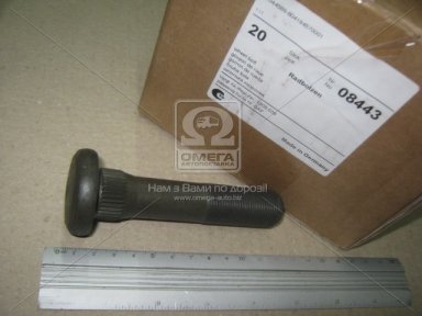 Шпилька М22*1,5*46*116 колеса DAF 65,75,85CF,95XF (пр-во Febi) Шпилька М22*1,5*46*116 колеса DAF 65,75,85CF,95XF (пр-во Febi)