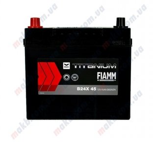 Аккумулятор Fiamm Black Titanium 45Ah JL+ 360A
