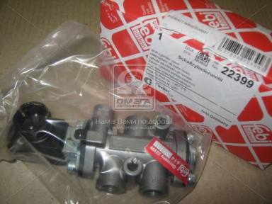 Клапан электромагнитный КПП DAF 95XF, 85.75, 65CF (пр-во FEBI) Клапан электромагнитный КПП DAF 95XF, 85.75, 65CF (пр-во FEBI)