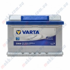 Аккумулятор Varta 60Ah R+ 540A Blue Dynamic (низкобазовый) Аккумулятор Varta 60Ah R+ 540A Blue Dynamic (низкобазовый)