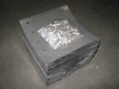 Накладка торм. (компл. на ось) PREMIUM 420х200 2-й рем. BPW, DAF SB, SAF (RIDER) Накладка торм. (компл. на ось) PREMIUM 420х200 2-й рем. BPW, DAF SB, SAF (RIDER)