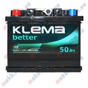 Аккумулятор Klema better 50Ah L+ 480A Аккумулятор Klema better 50Ah L+ 480A