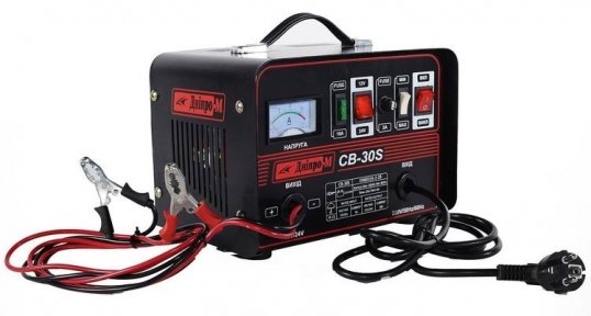Зарядний для акумулятора Дніпро-М СВ-30S Зарядний для акумулятора Дніпро-М СВ-30S