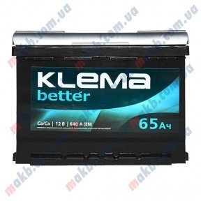 Акумулятор Klema better 65Ah L+ 640A Акумулятор Klema better 65Ah L+ 640A