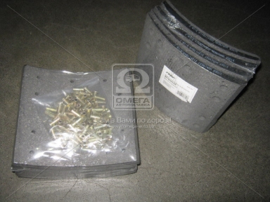 Накладка гальмівний. (компл. на вісь) PREMIUM 419х178 (Відп.6,35 мм) станд. ROR TA,TC, FRUEHAUF (RIDER) Накладка гальмівний. (компл. на вісь) PREMIUM 419х178 (Відп.6,35 мм) станд. ROR TA,TC, FRUEHAUF (RIDER)