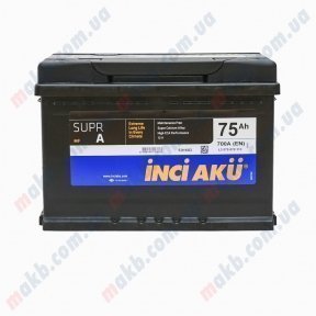 Аккумулятор INCI-AKU Supr A 75Ah R+ 700A Аккумулятор INCI-AKU Supr A 75Ah R+ 700A