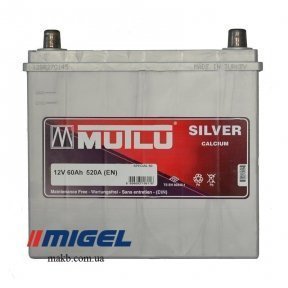 Аккумулятор Mutlu Silver Calcium 60Ah JL+ 520A Аккумулятор Mutlu Silver Calcium 60Ah JL+ 520A