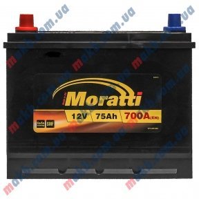 Акумулятор Moratti 75Ah JL+ 700A