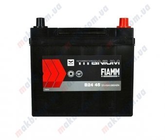 Акумулятор Fiamm Black Titanium 45Ah JR+ 360A