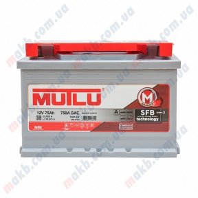 Аккумулятор Mutlu SFB Technology (Ser3) 75Ah R+ 720A Аккумулятор Mutlu SFB Technology (Ser3) 75Ah R+ 720A
