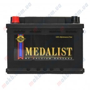 Аккумулятор Medalist 63Ah L+ 640A (низкобазовый)