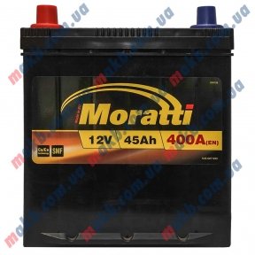 Аккумулятор Moratti 45Ah JL+ 400A Аккумулятор Moratti 45Ah JL+ 400A