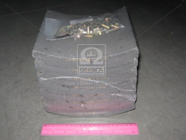 Накладка торм. (компл. на ось) 419х177,3 станд. ROR T9000 (пр-во Lumag) Накладка торм. (компл. на ось) 419х177,3 станд. ROR T9000 (пр-во Lumag)