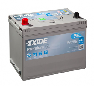 Акумулятор Exide Premium 75AH JL+ 630A Акумулятор Exide Premium 75AH JL+ 630A