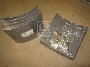 Накладка торм. (компл. на ось) PREMIUM 420х200 1-й рем. BPW, DAF SB, SAF (RIDER) Накладка торм. (компл. на ось) PREMIUM 420х200 1-й рем. BPW, DAF SB, SAF (RIDER)