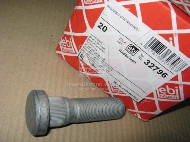 Шпилька М22*1,5*50*79*25,5*36 колеса RENAULT, VOLVO (пр-во Febi) Шпилька М22*1,5*50*79*25,5*36 колеса RENAULT, VOLVO (пр-во Febi)