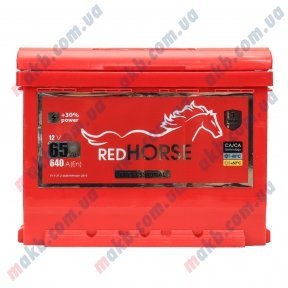 Аккумулятор RED HORSE 65Ah L+ 640A Аккумулятор RED HORSE 65Ah L+ 640A