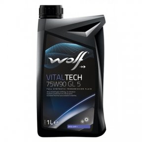 Трансмиссионное масло WOLF VITALTECH 75W90 GL 5 Трансмиссионное масло WOLF VITALTECH 75W90 GL 5
