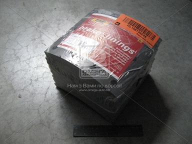 Накладка гальмівний. (компл. на вісь) 410x175 станд. VOLVO F10,12,16,FH12,16 (вир-во Lumag) Накладка гальмівний. (компл. на вісь) 410x175 станд. VOLVO F10,12,16,FH12,16 (вир-во Lumag)