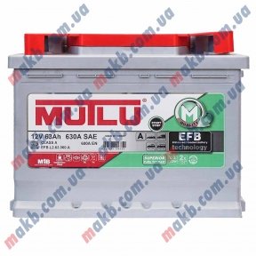 Акумулятор Mutlu EFB Start-Stop Technology 63Ah R+ 600A Акумулятор Mutlu EFB Start-Stop Technology 63Ah R+ 600A