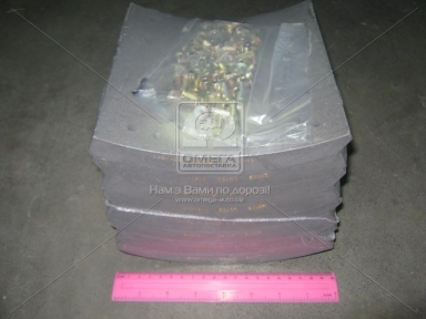 Накладка торм. (компл. на ось) 419х203 станд. ROR, FRUEHAUF (пр-во Lumag) Накладка торм. (компл. на ось) 419х203 станд. ROR, FRUEHAUF (пр-во Lumag)