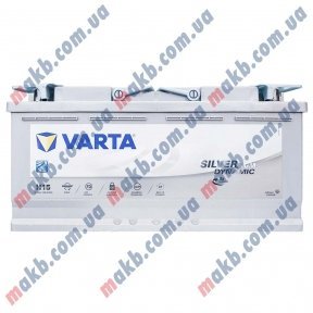 Акумулятор Varta 105Ah R+ 950A Silver Dynamic AGM 605901095 Акумулятор Varta 105Ah R+ 950A Silver Dynamic AGM 605901095