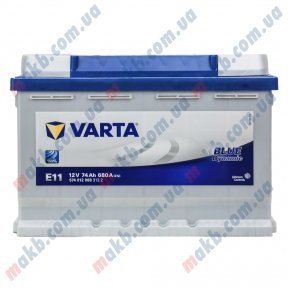 Аккумулятор Varta 74Ah R+ 680A Blue Dynamic Аккумулятор Varta 74Ah R+ 680A Blue Dynamic