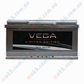 Аккумулятор Vega Limited Edition 100Ah R+ 850A Аккумулятор Vega Limited Edition 100Ah R+ 850A
