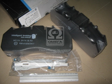 Колодка торм. диск. (компл. на ось) RVI MAGNUM,PREMIUM, ROR, VOLVO (пр-во Winnard) Колодка торм. диск. (компл. на ось) RVI MAGNUM,PREMIUM, ROR, VOLVO (пр-во Winnard)