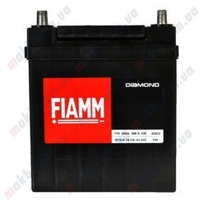 Аккумулятор Fiamm Diamond 35Ah JR+300A (тонкая клемма)