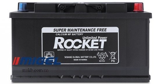 Акумулятор Rocket 100Ah R+ 820A Акумулятор Rocket 100Ah R+ 820A