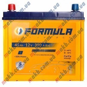 Аккумулятор FORMULA 45Ah JL+ 390A Аккумулятор FORMULA 45Ah JL+ 390A