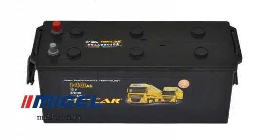 Аккумулятор TOP CAR 140Ah L+ 850A