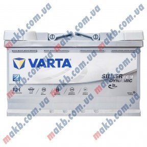 Аккумулятор Varta 80Ah R+ 800A Silver Dynamic AGM Аккумулятор Varta 80Ah R+ 800A Silver Dynamic AGM