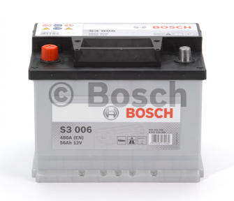 Аккумулятор Bosch S3 56AH L+480A (EN) Аккумулятор Bosch S3 56AH L+480A (EN)