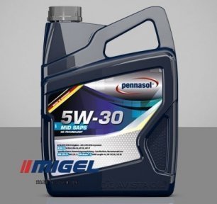 Моторное масло Pennasol Mid Saps 5W-30 Моторное масло Pennasol Mid Saps 5W-30
