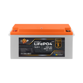 Аккумулятор LP LiFePO4 12,8V - 230 Ah (2944Wh) (BMS 150A/75A) пластик Аккумулятор LP LiFePO4 12,8V - 230 Ah (2944Wh) (BMS 150A/75A) пластик