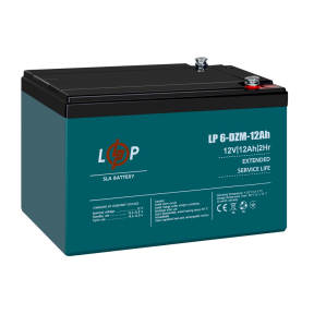 Тяговый свинцово-кислотный AGM аккумулятор LP 6-DZM-12 Ah Тяговый свинцово-кислотный AGM аккумулятор LP 6-DZM-12 Ah