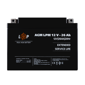 Аккумулятор AGM LPM 12V - 26 Ah Аккумулятор AGM LPM 12V - 26 Ah
