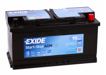 Аккумулятор Exide AGM 95Ah R+ 850A