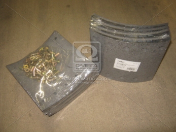 Накладка торм. (компл. на ось) PREMIUM 420х200 1-й рем. BPW, DAF SB, SAF (RIDER)