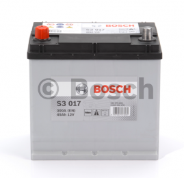 Аккумулятор Bosch S3 (S3017) 45AH JL+300A (EN)