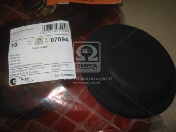 Мембрана камери гальмівний. тип-09 (дрібна) MAN (вир-во Febi)