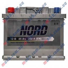Аккумулятор NORD 45Ah L+ 360A