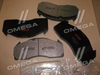 Колодка торм. диск. (компл. на ось) ROR TA/LM D DUCO, VOLVO FM,FL (пр-во REMSA)