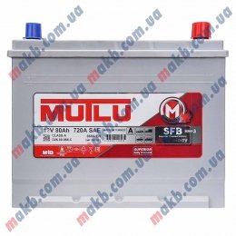 Аккумулятор Mutlu SFB Technology (Ser3) 80Ah JR+ 660A (корпус 70)